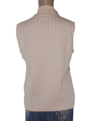 Clorinda Maglione Donna Crema XL Made In Italy