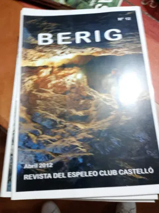 Revistas Berig espeleologia