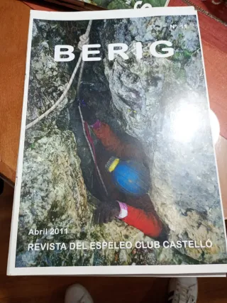 Revistas Berig espeleologia