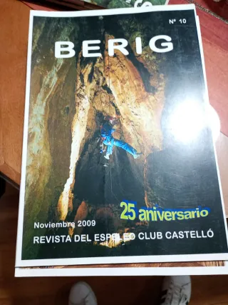 Revistas Berig espeleologia