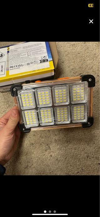 Panel Solar Portátil Naranja