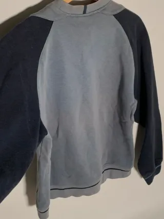 Sudadera Adidas vintage, jersey retro Y2K azul