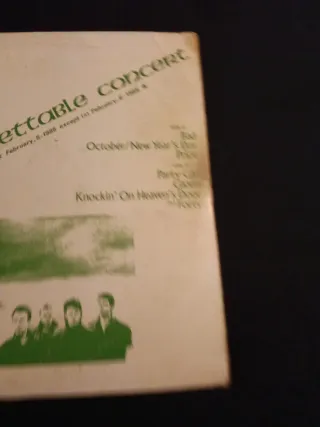 Vinilo U2 The first, but not the last time here in