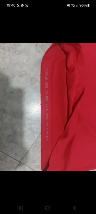 Canotta elasticizzata rossa