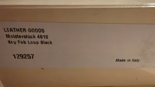 Llavero Montblanc Meisterstück 4810 Negro