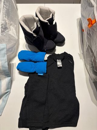 Conjunto nieve niña