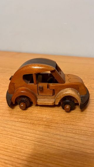Modellino Auto Volkswagen Legno