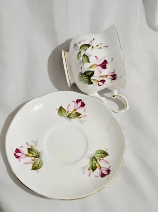 Servicio de té o café porcelana inglesa Bone china