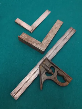 Lote escuadras precisión y combinada