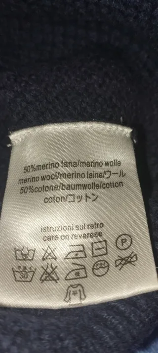 Maglione Sun68 Uomo Blu Vintage