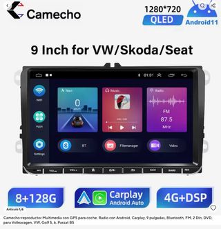 Radio Coche memoria 8+128 G / Conectividad 4G