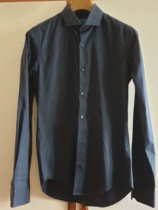 Camicia Zara Uomo Nera Taglia M