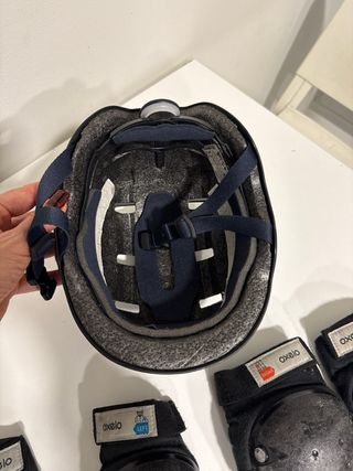 Casco y protecciones patinaje, scooter y patinete