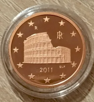 5 Centesimi 2011 PROOF