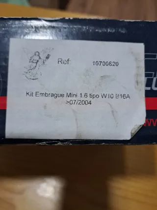 Kit Embrague Mini One