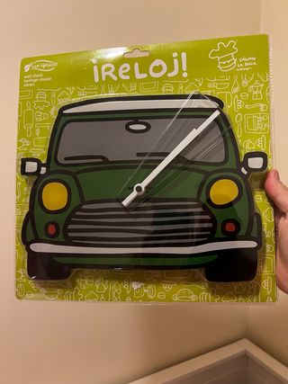 Reloj de Pared Coche Mini de “Cállate la boca”