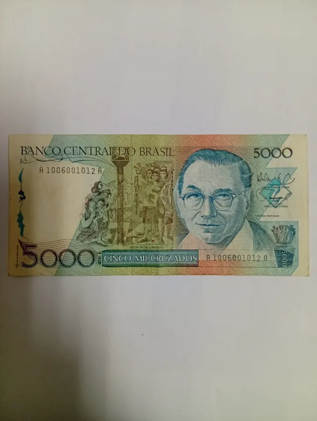 Billete 5000 Cruzados Colección