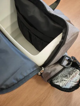 Mochila Trona MS Estrellas Gris