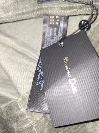 Pantalón mujer Massimo Dutti terciopelo T.36