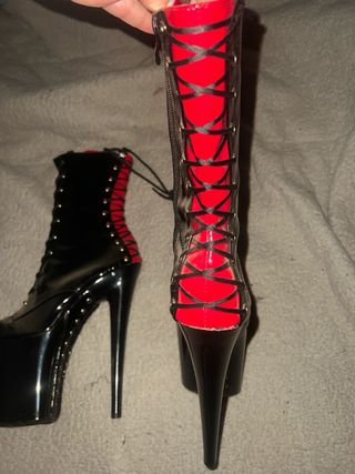 zapatos botas Tacones pole dance drag