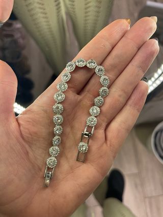 Pulsera Swarovski Plata