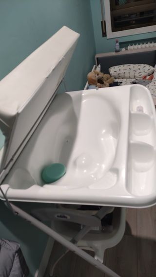 Cambiador bañera bebé plegable