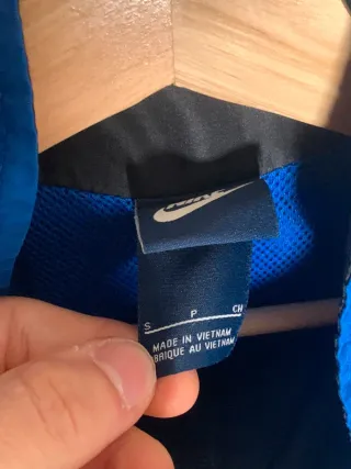 Chaqueta Nike vintage, cortavientos retro Y2K azul