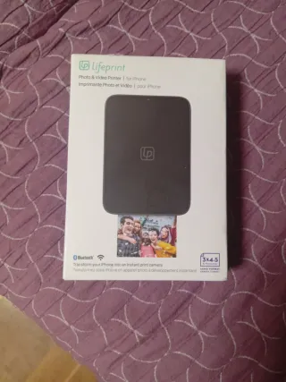 Impresora Lifeprint Hyperphoto 3x4.5 Negra