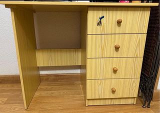 Armarios  y escritorio chapado