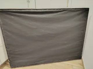 Cabecero Cama 150 Piel Sintética Marrón