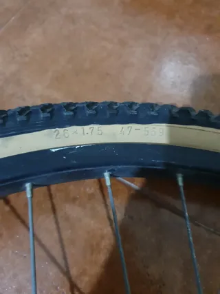 Rueda Delantera Bicicleta Montaña 26x1.75