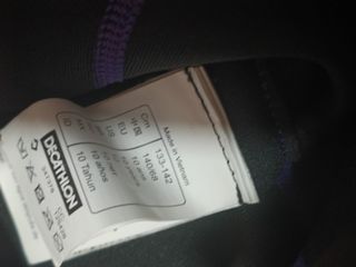 Traje neopreno Nabaiji niña morado/rosa