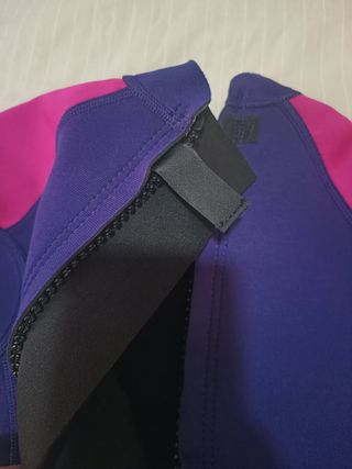 Traje neopreno Nabaiji niña morado/rosa