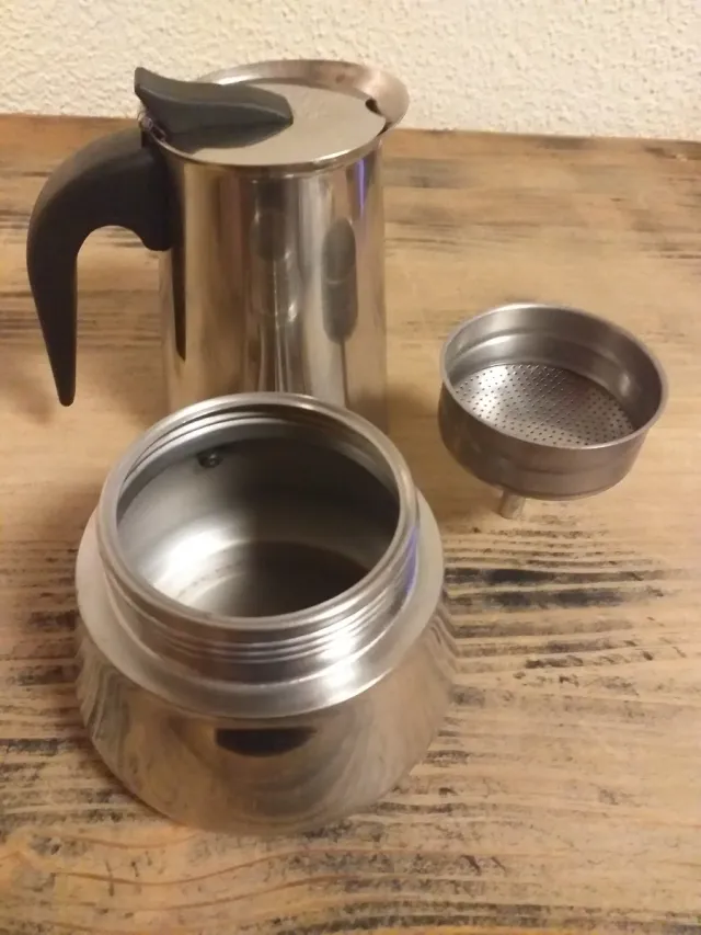 Cafetera italiana in acciaio inossidabile