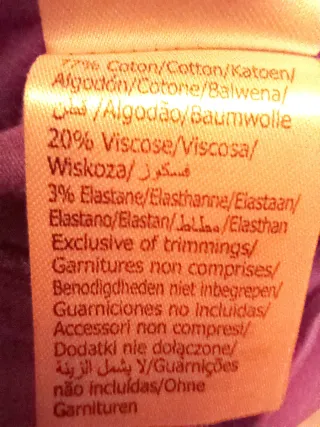 Pijama Etam morado mujer sin estrenar