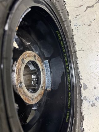 Llantas desplazadas 15'' con neumáticos 31/10.5/15