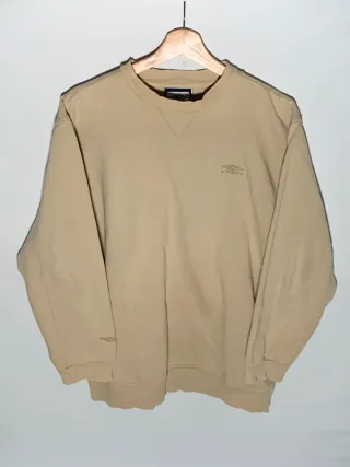 Sudadera Umbro vintage, jersey retro Y2K beige
