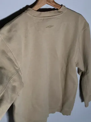 Sudadera Umbro vintage, jersey retro Y2K beige