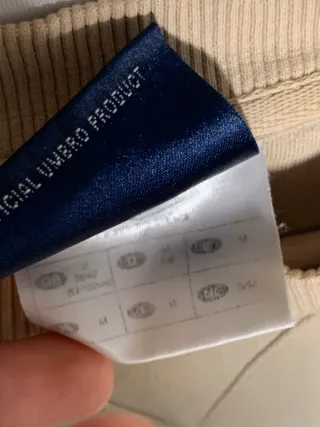 Sudadera Umbro vintage, jersey retro Y2K beige