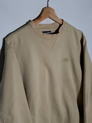 Sudadera Umbro vintage, jersey retro Y2K beige
