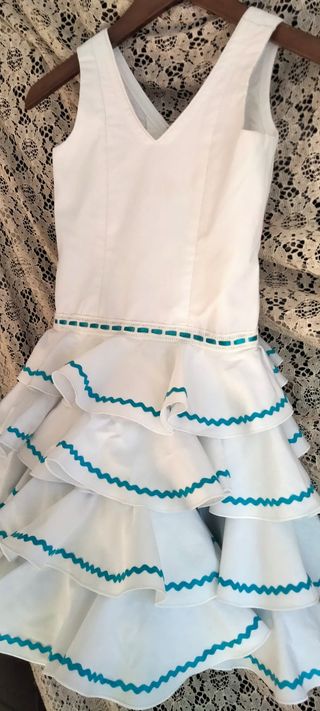 Traje Flamenca Niña Hecho a Mano