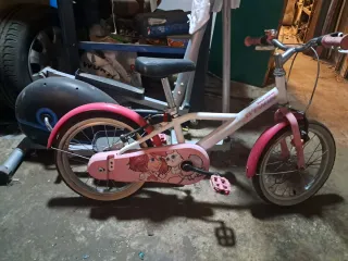 Bicicleta infantil Btwin rosa