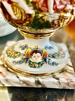 Jarrón Capodimonte Italia Excepcional