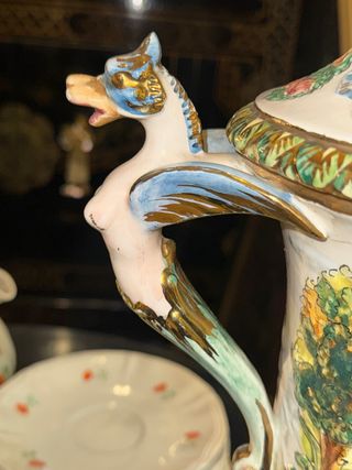 Jarrón Capodimonte Italia Excepcional