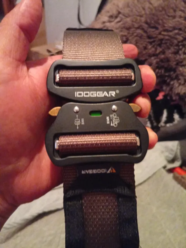 Cinturón Táctico Super Fuerte Negro/Marrón