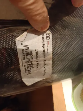 Bolsa portaequipajes ORIGINAL AudiQ5 Ref 8R0071156