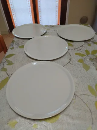 Set 4 piatti pizza Saturnia porcellana