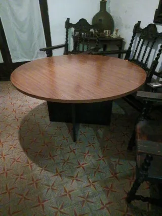 Mesa de camilla redonda