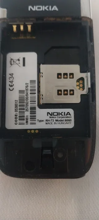 Teléfono Móvil Nokia Negro y Plateado