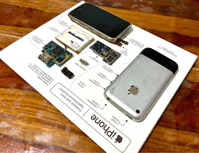 Cuadro Decorativo Despiece iPhone 2G